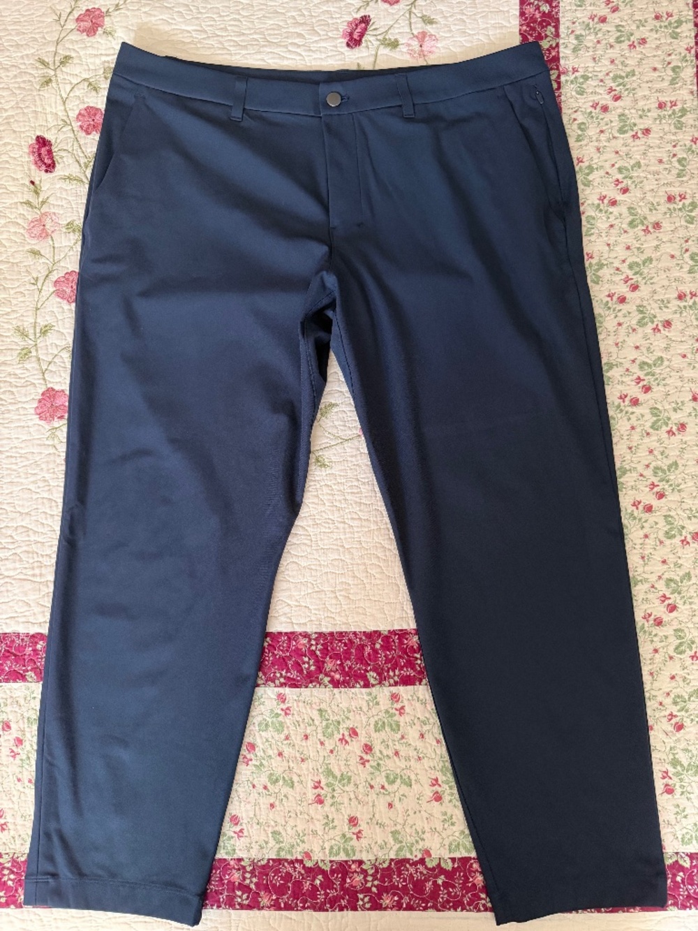Lululemon ABC Slim-Fit Trouser 38x28 Warpstreme True Navy